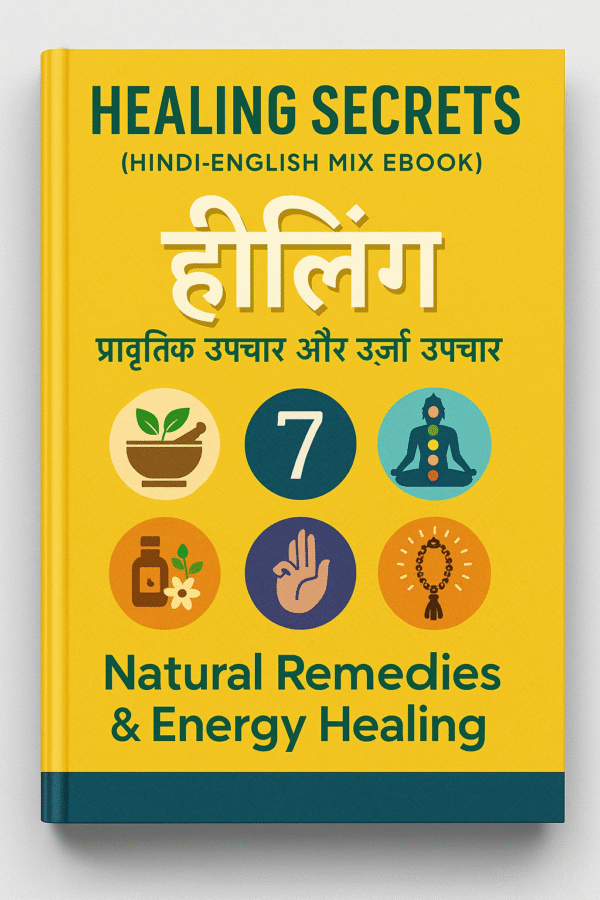 Healing Secrets – Natural Remedies & Energy Healing (Hindi-English Mix 100+ eBook)